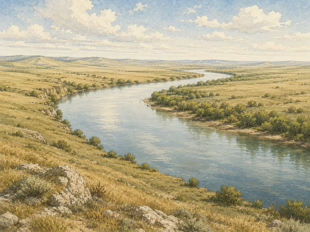 Река Яик (Урал)